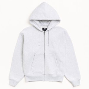 BASIC DIAMOND ZIP HOODIE