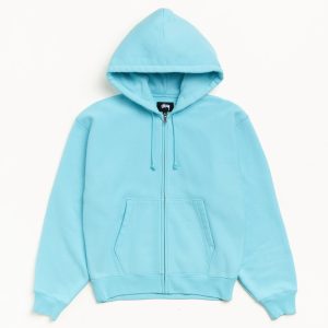 BASIC DIAMOND ZIP HOODIE