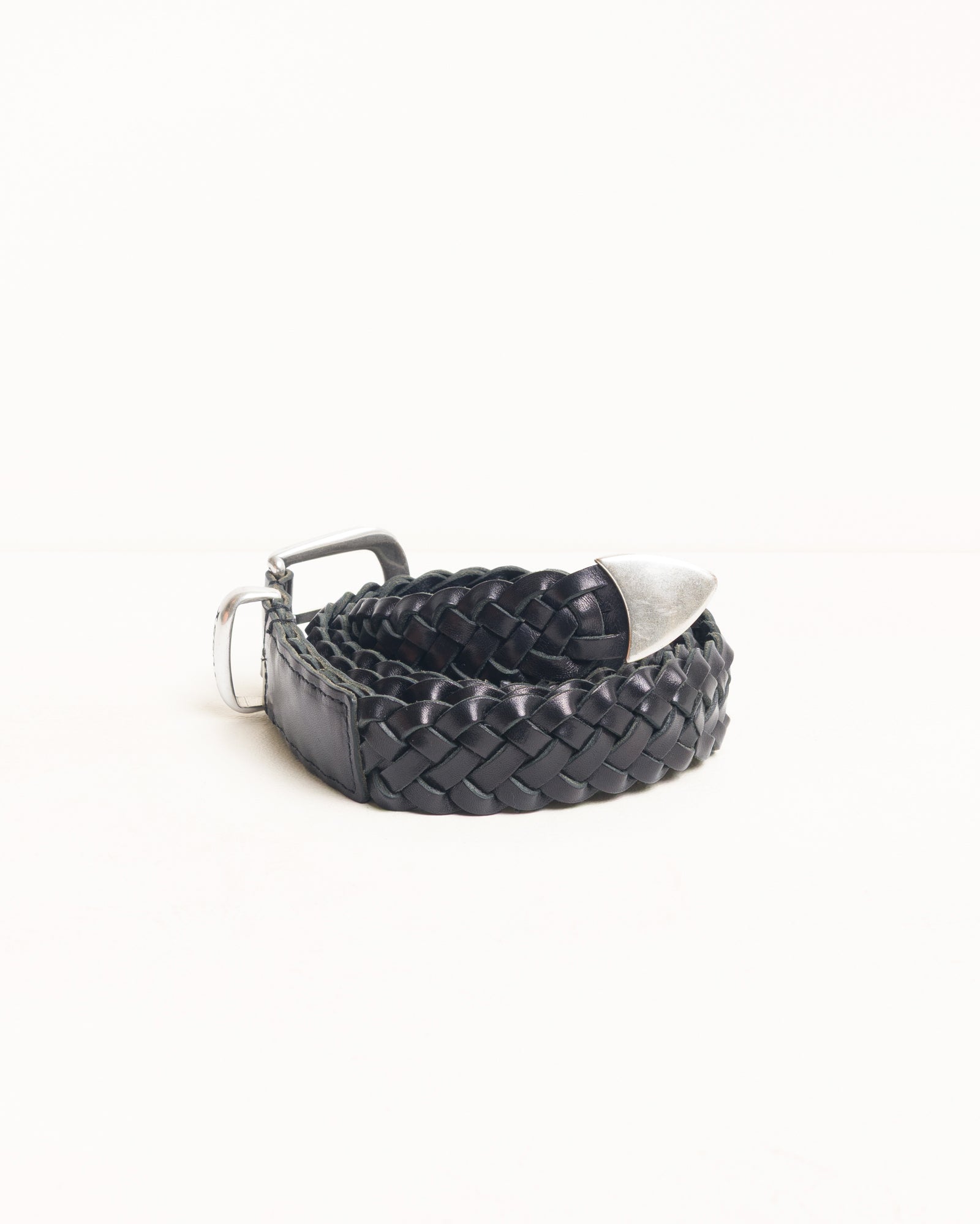 BRAIDED LEATHER BELT - Image 3