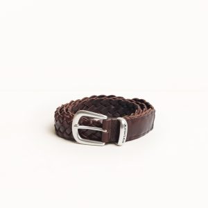 BRAIDED LEATHER BELT