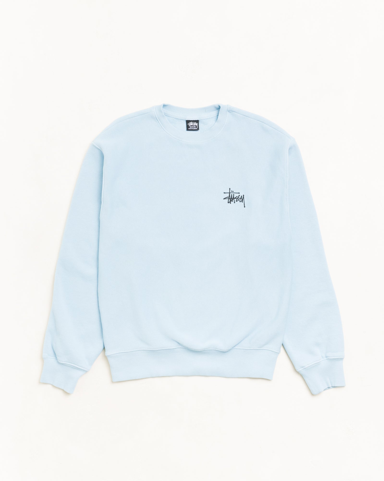 BASIC ST??SSY CREW GARMENT DYED