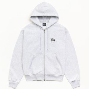 BASIC ST??SSY ZIP HOODIE